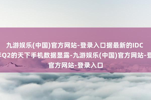 九游娱乐(中国)官方网站-登录入口据最新的IDC 2024年Q2的天下手机数据显露-九游娱乐(中国)官方网站-登录入口